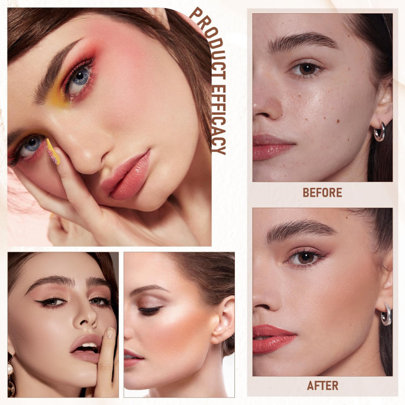 Aleumdaum μλ¦λ€μ - Korean 2 in 1 Glass Skin Foundation Stick (Imported Skincare)