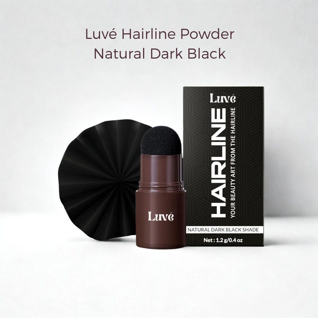 Luvé Natural Hair Touch – Instant Hairline & Root Perfecting Powder (For Men & Women)
