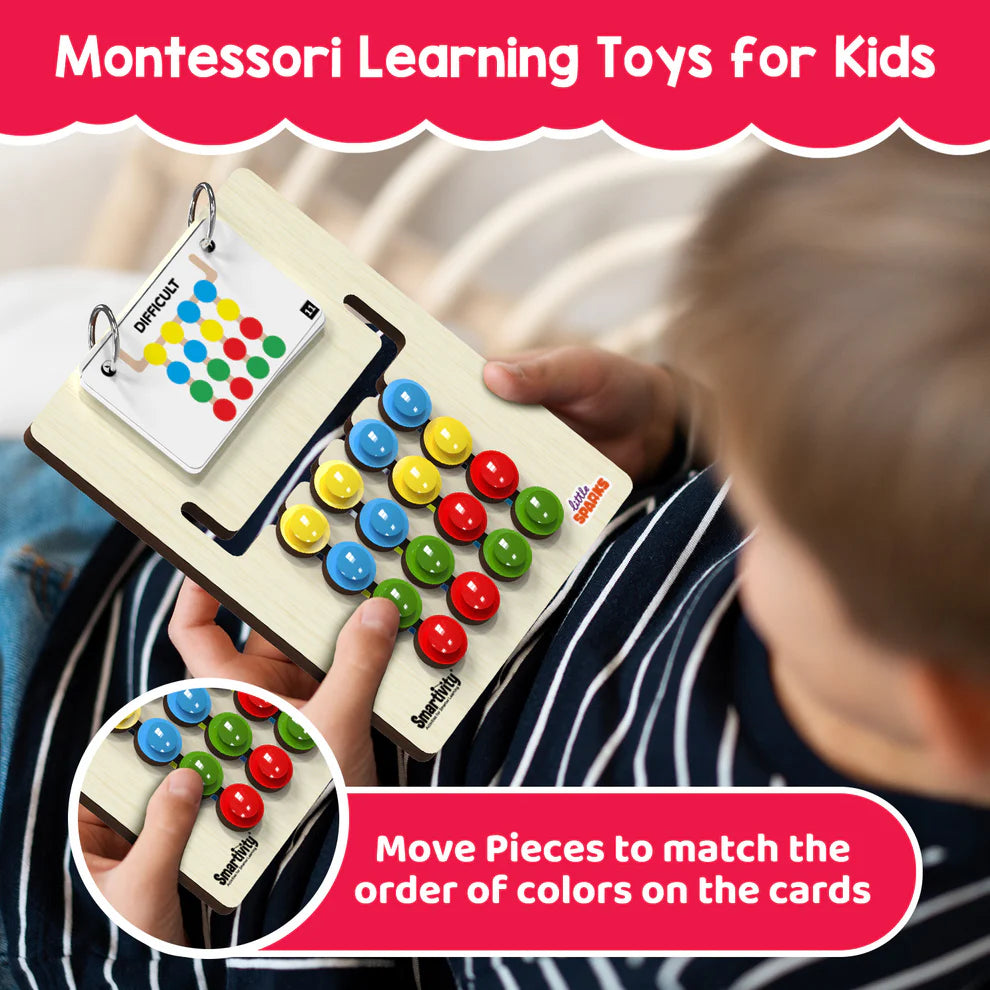 ColorLogic™ Montessori Puzzle Board – Fun & Learning Combined