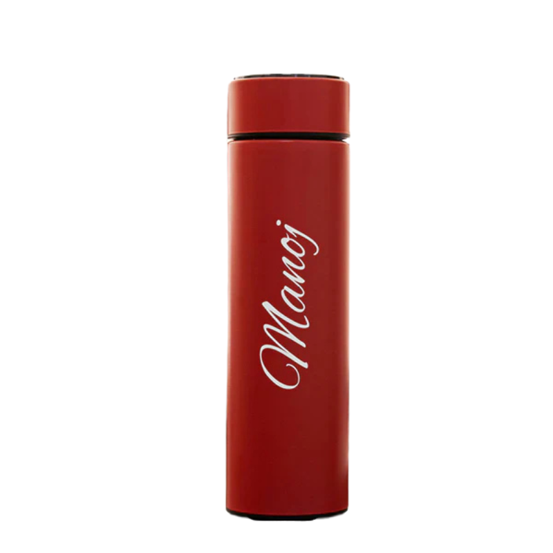 Personalized Water Bottle with Temperature display