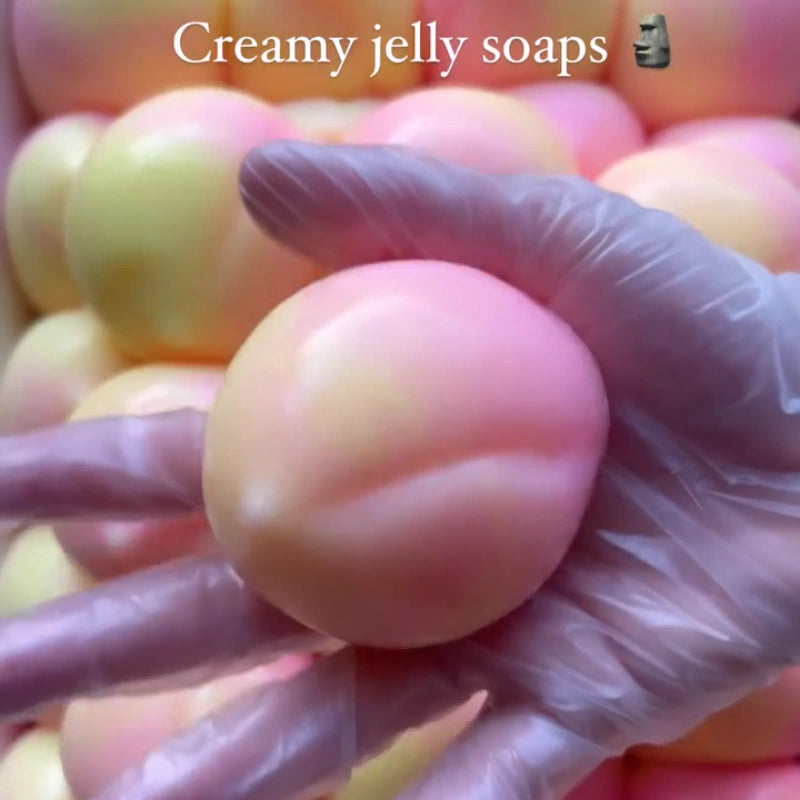 Peachy Glow™ Creamy Jelly Soap (Artisanal Luxury Soaps)