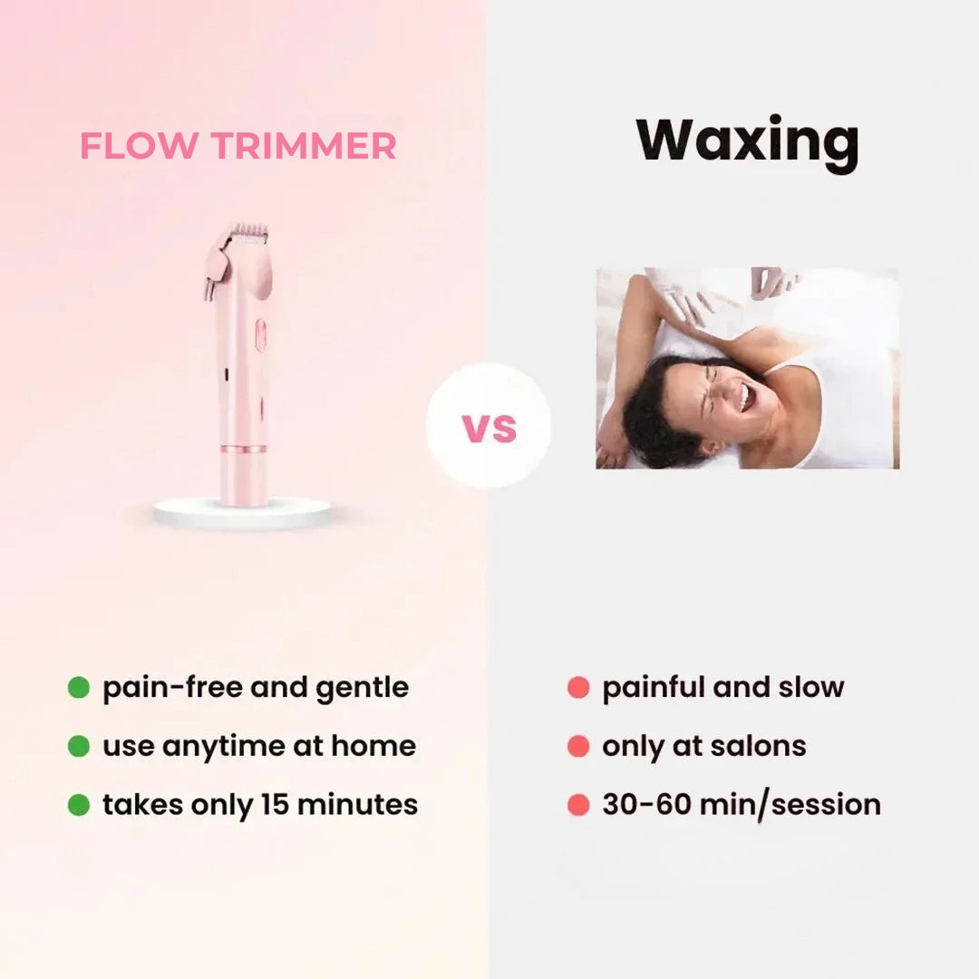 Flow™- 2 in 1 Bikini Trimmer (Rechargeable & Waterproof IP67 Rated)