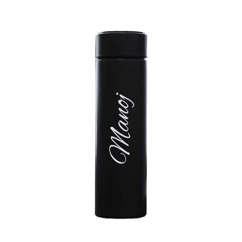 Personalized Water Bottle with Temperature display