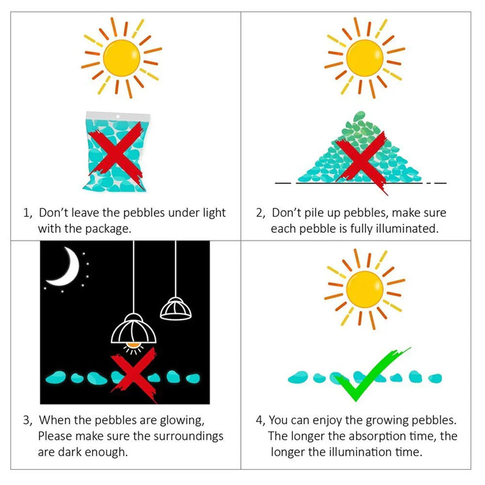 LumiPath™ Luminous Stones (150pcs)