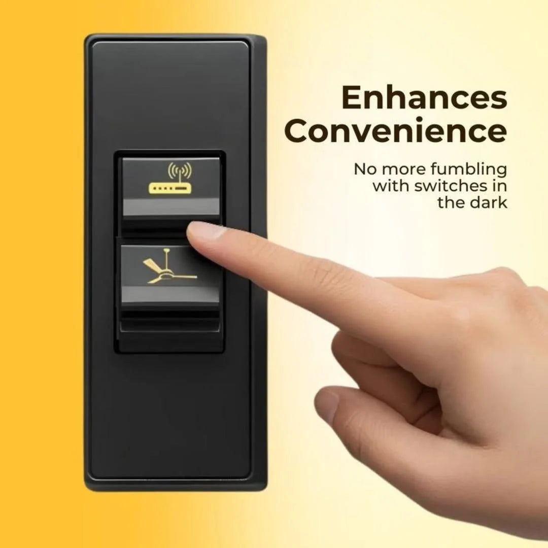 Golden Switch Stickers