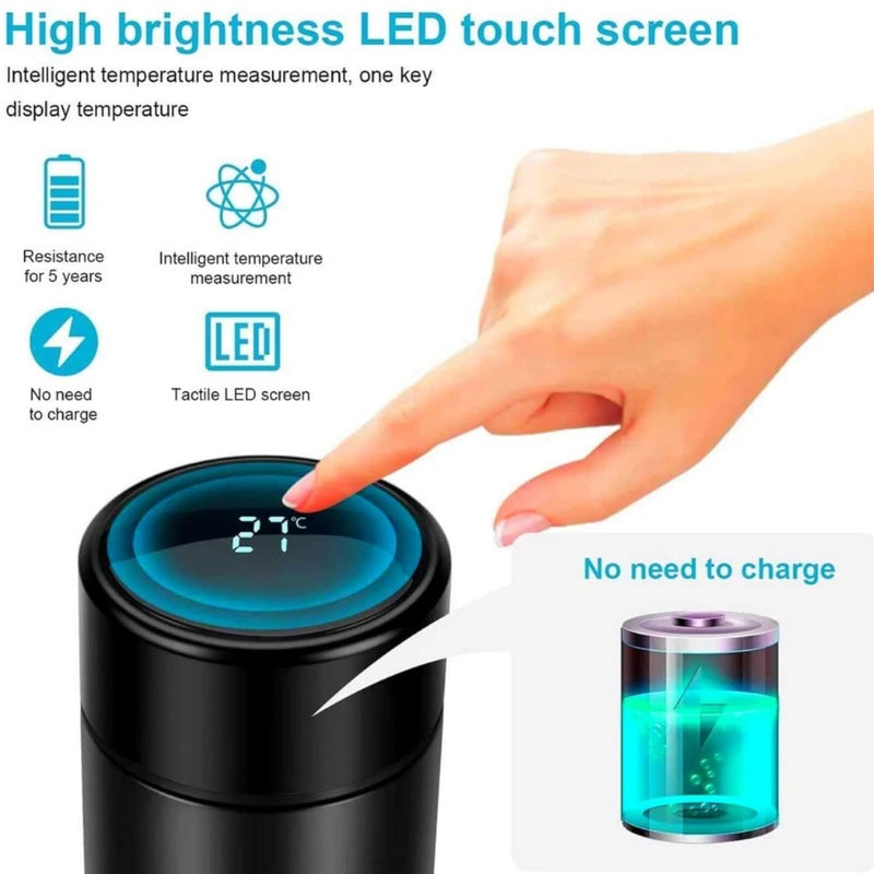 Personalized Water Bottle with Temperature display