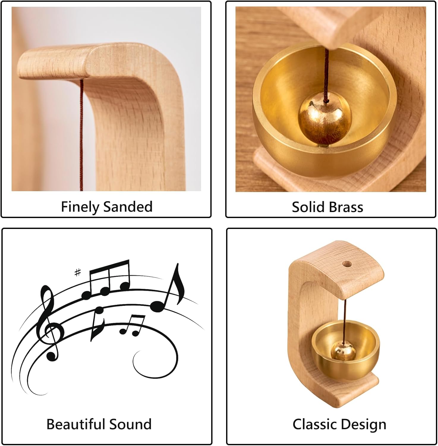 SoriBell™ – Korean-Inspired Wooden Entryway Chime