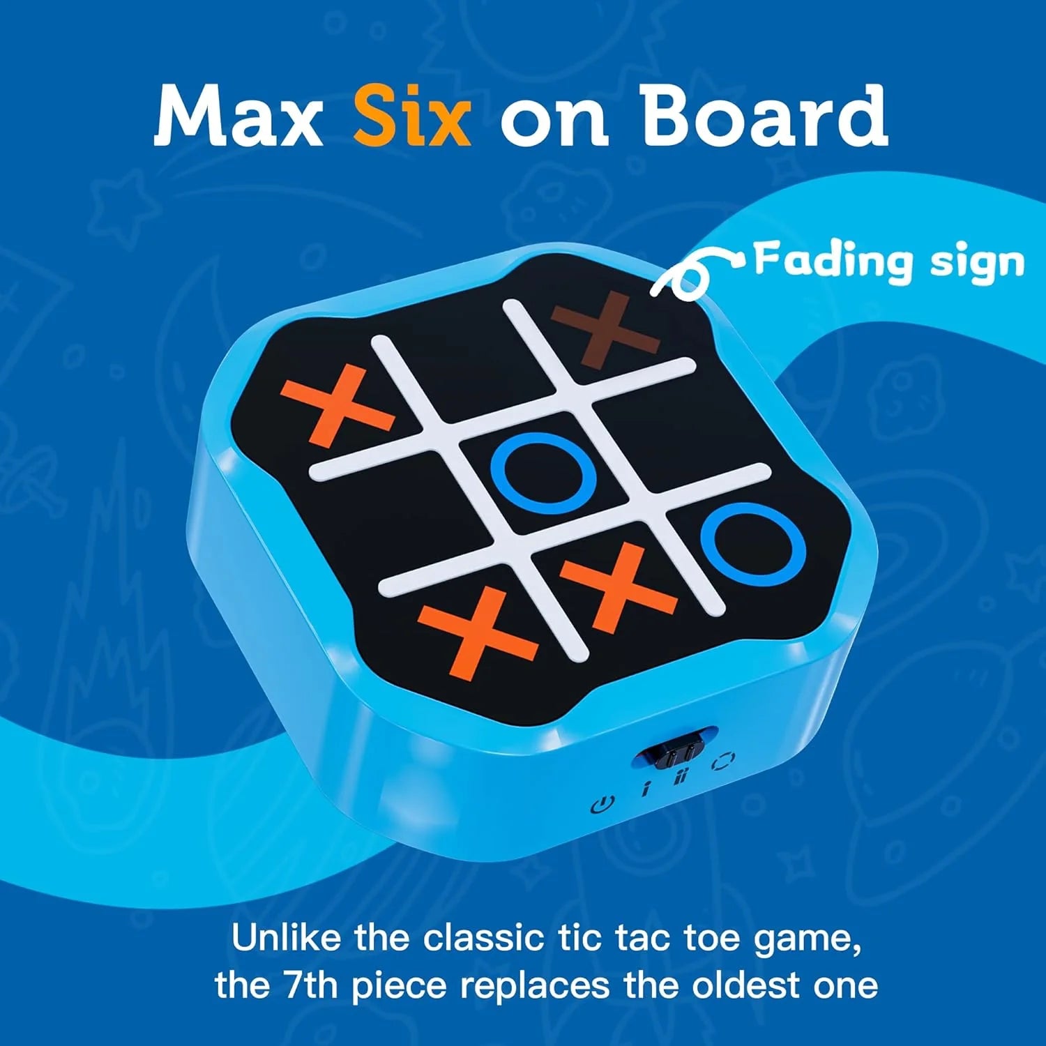 SmartTac™ Electronic tic-tac-toe™ - Interactive Focus & Learning Game for Kids
