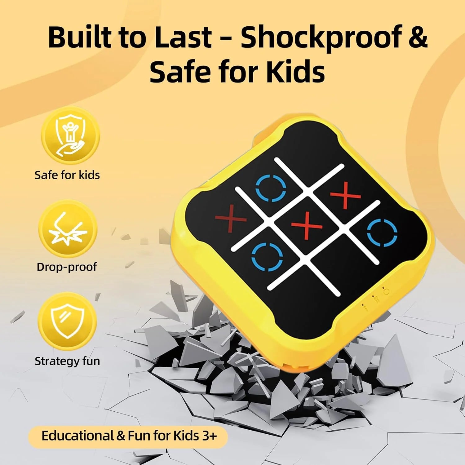 SmartTac™ Electronic tic-tac-toe™ - Interactive Focus & Learning Game for Kids