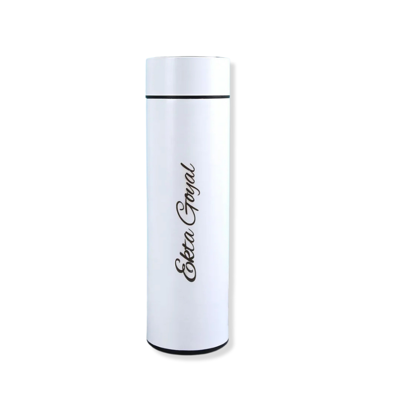 Personalized Water Bottle with Temperature display