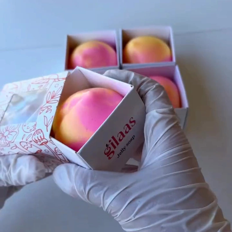 Peachy Glow™ Creamy Jelly Soap (Artisanal Luxury Soaps)