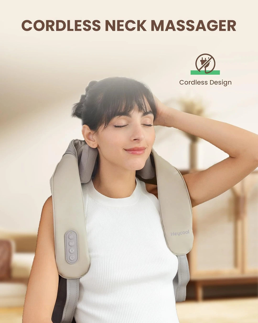 Relaxura™ Heated Neck Massager [1 YEAR WARRANTY]