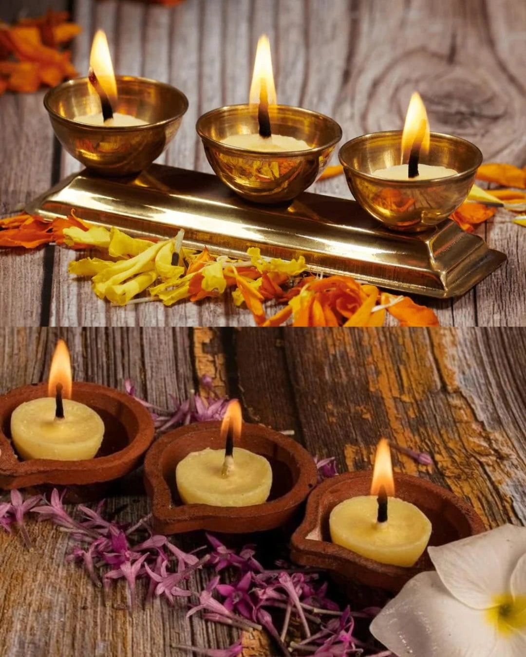 Amrit Jyoti™ - A2 Pure Cow Ghee Batti (Wicks) [100% Wax-Free]