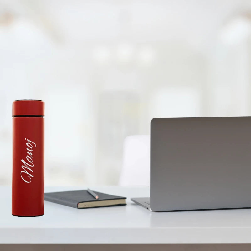 Personalized Water Bottle with Temperature display