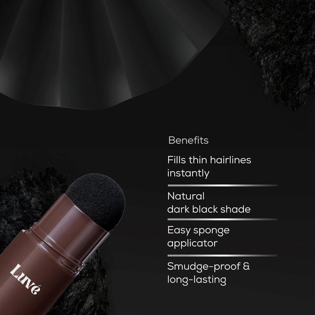 Luvé Natural Hair Touch – Instant Hairline & Root Perfecting Powder (For Men & Women)