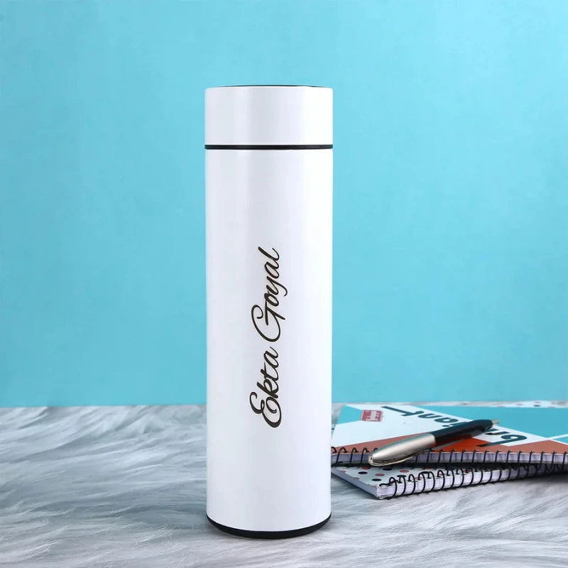 Personalized Water Bottle with Temperature display