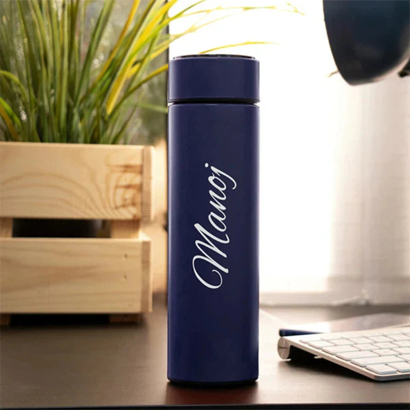 Personalized Water Bottle with Temperature display