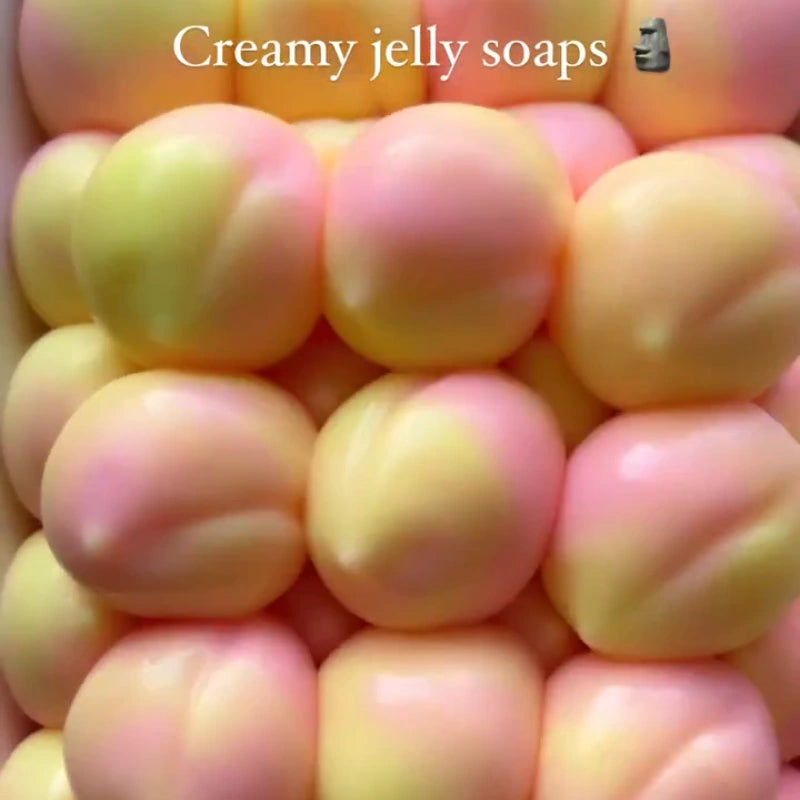 Peachy Glow™ Creamy Jelly Soap (Artisanal Luxury Soaps)