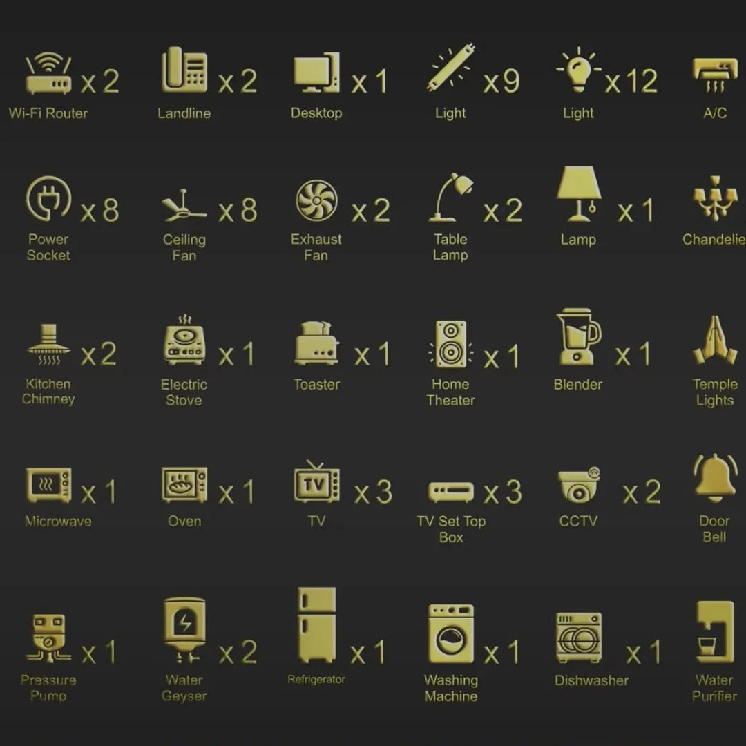 Golden Switch Stickers