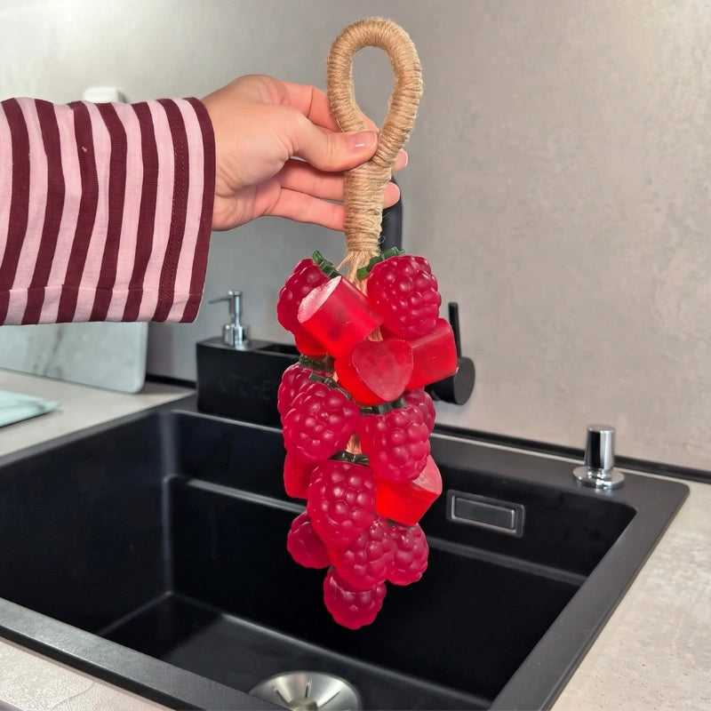 Raspberry Handmade Hanging Soap