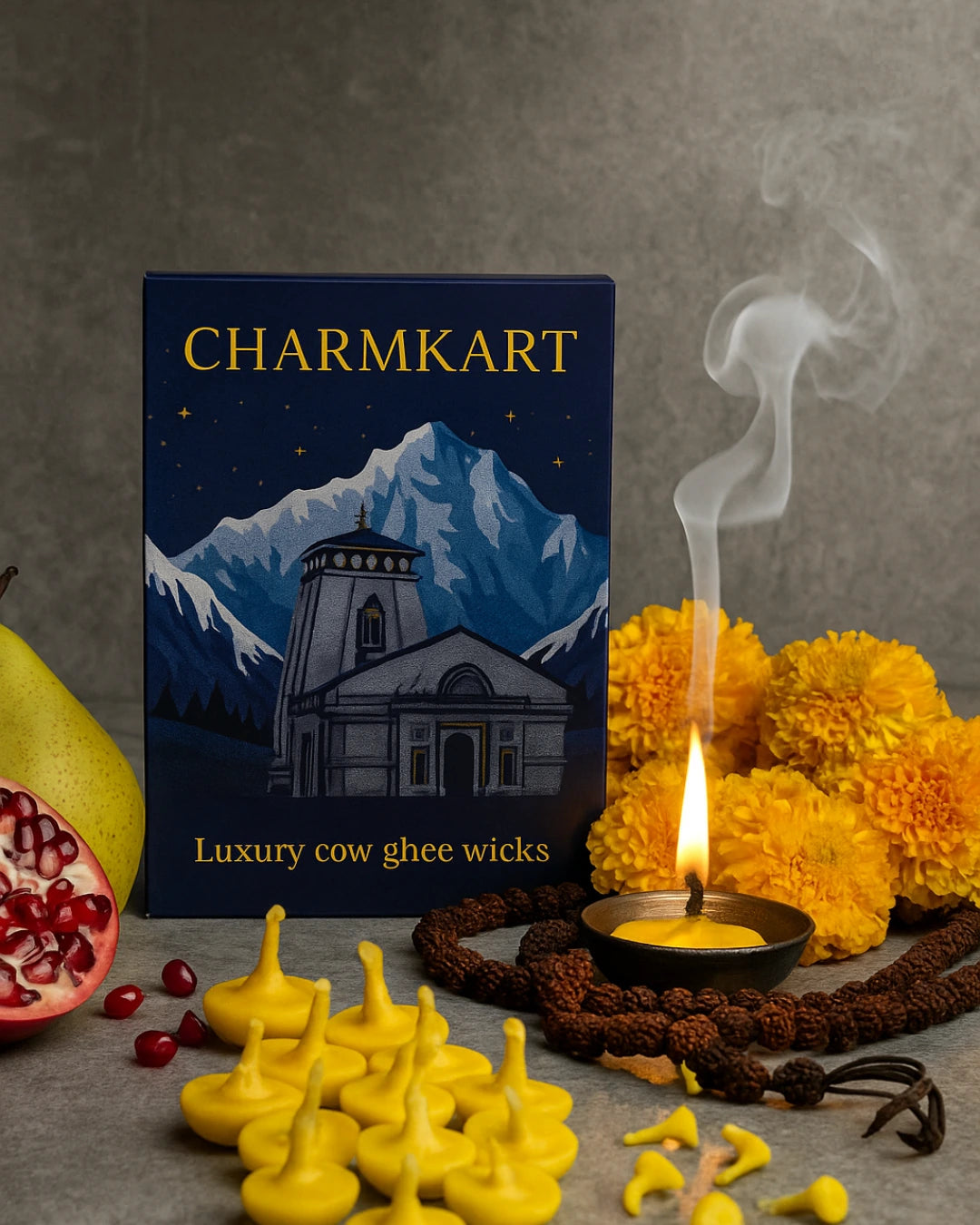 Amrit Jyoti™ - A2 Pure Cow Ghee Batti (Wicks) [100% Wax-Free]