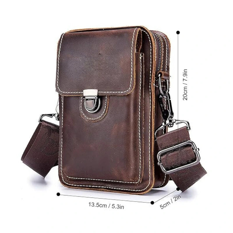 Alfred Crossbody Messenger Bag™ [100% Genuine Leather]