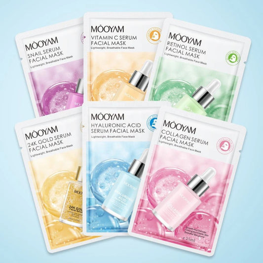 Moyami (모야미) Korean Breathable Sheet Mask- Pack of 5 [IMPORTED SKINCARE]
