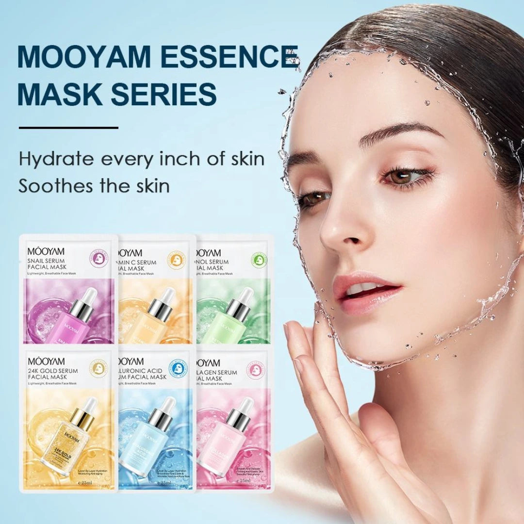 Moyami (모야미) Korean Breathable Sheet Mask- Pack of 5 [IMPORTED SKINCARE]