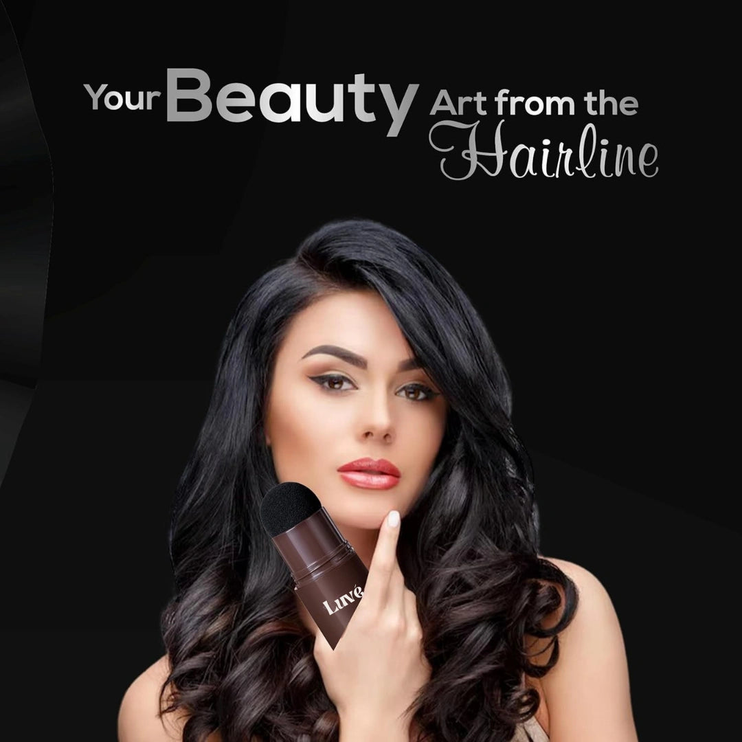 Luvé Natural Hair Touch – Instant Hairline & Root Perfecting Powder (For Men & Women)