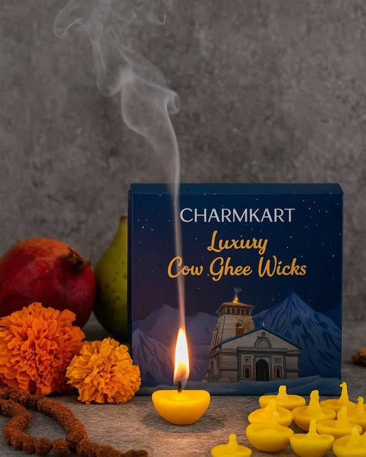 Amrit Jyoti™ - A2 Pure Cow Ghee Batti (Wicks) [100% Wax-Free]