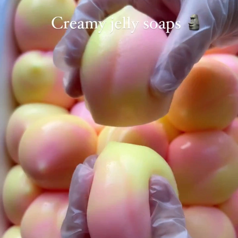 Peachy Glow™ Creamy Jelly Soap (Artisanal Luxury Soaps)
