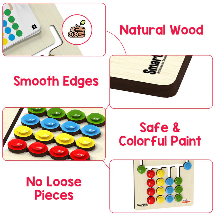 ColorLogic™ Montessori Puzzle Board – Fun & Learning Combined