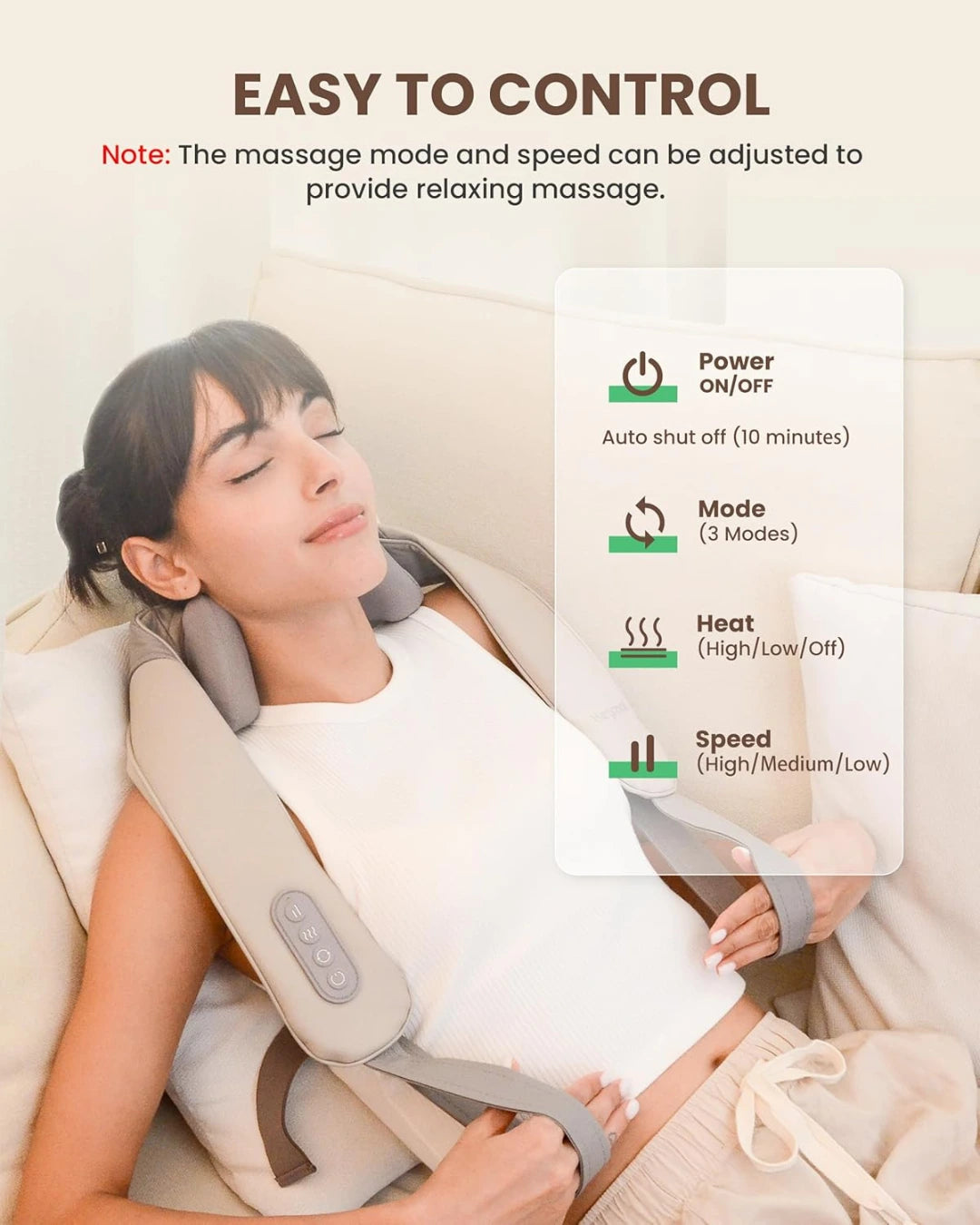 Relaxura™ Heated Neck Massager [1 YEAR WARRANTY]