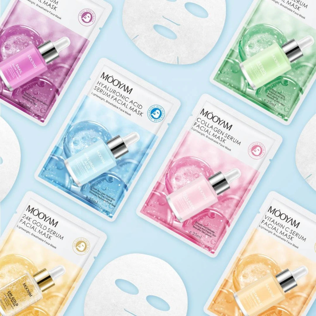 Moyami (모야미) Korean Breathable Sheet Mask- Pack of 5 [IMPORTED SKINCARE]