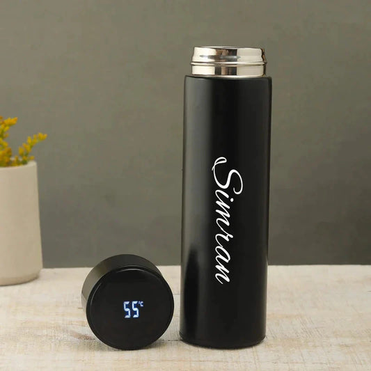 Personalized Water Bottle with Temperature display