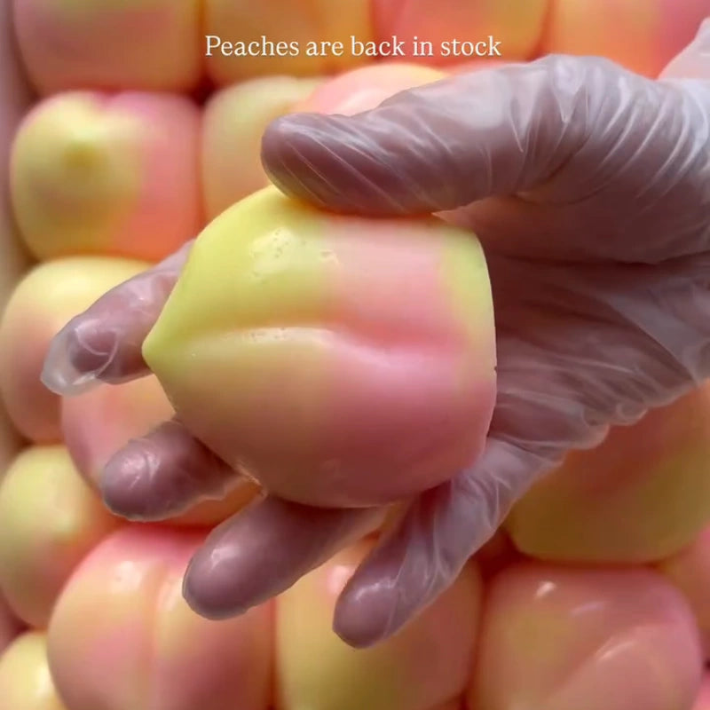Peachy Glow™ Creamy Jelly Soap (Artisanal Luxury Soaps)