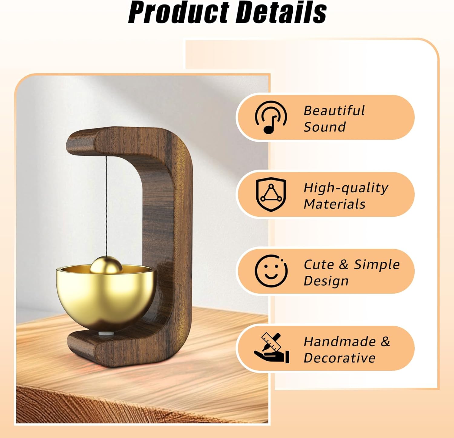 SoriBell™ – Korean-Inspired Wooden Entryway Chime