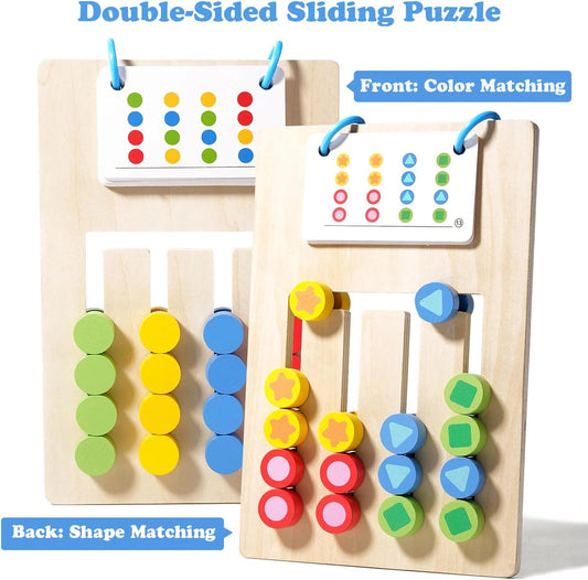 ColorLogic™ Montessori Puzzle Board – Fun & Learning Combined