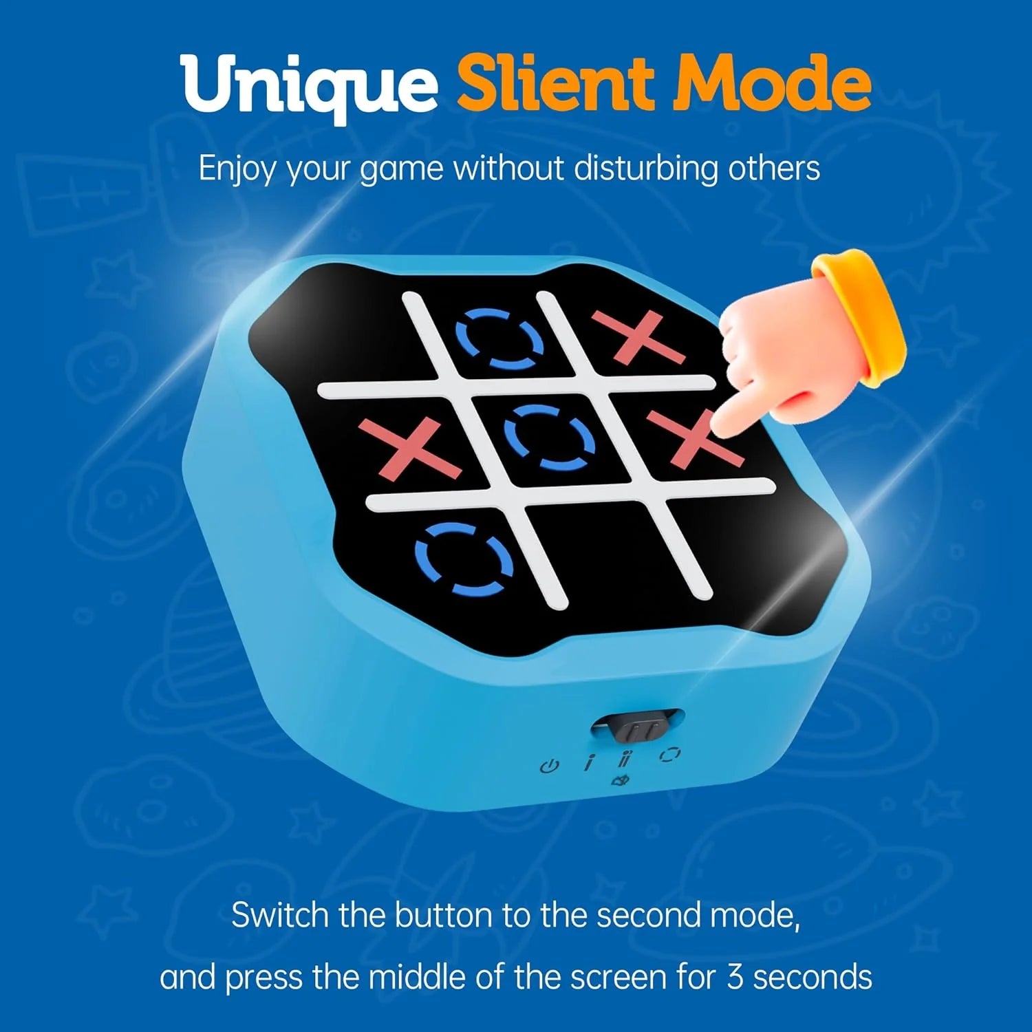 SmartTac™ Electronic tic-tac-toe™ - Interactive Focus & Learning Game for Kids