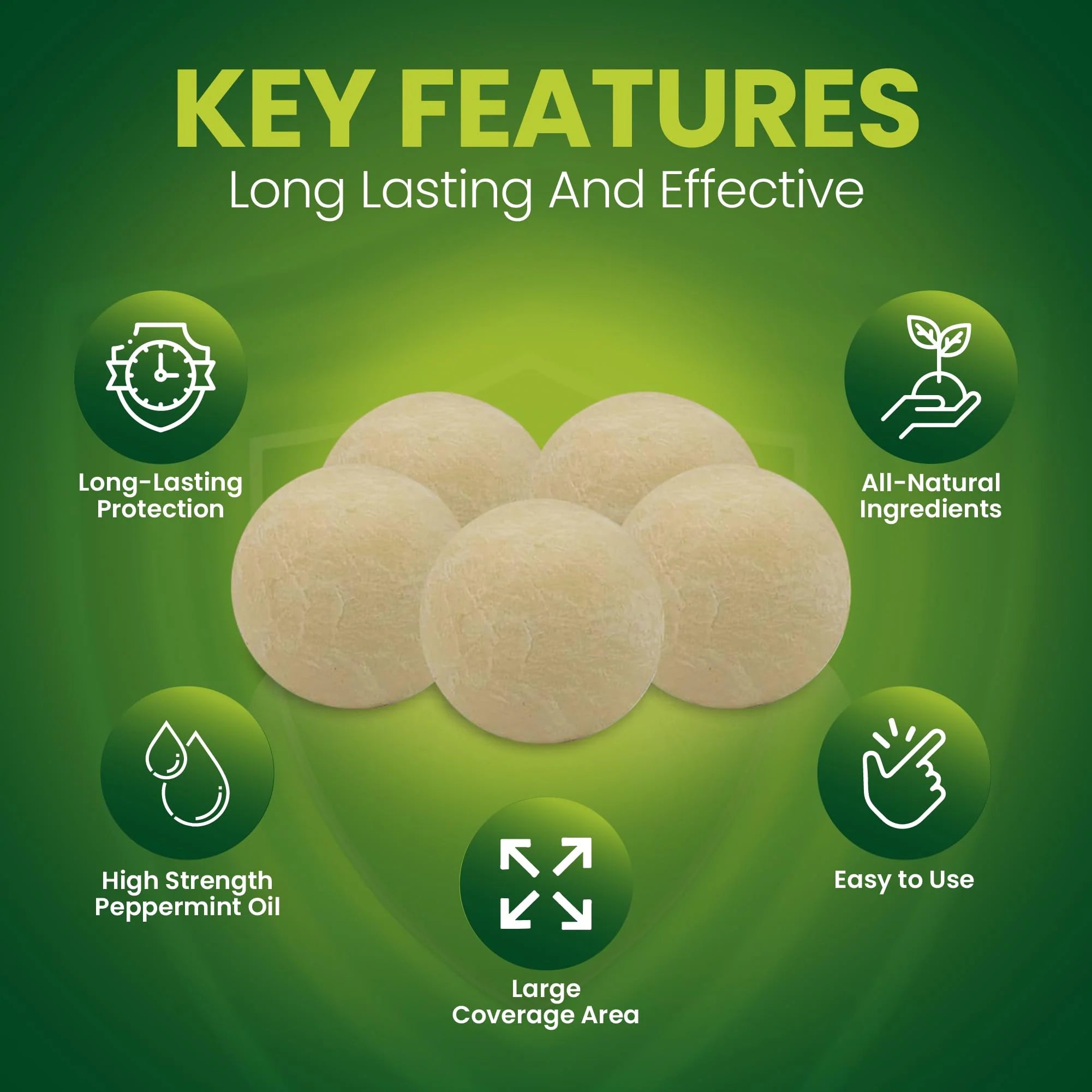 RodentAway™ – Rat & Mouse Repellent Balls [90 Days Protection]