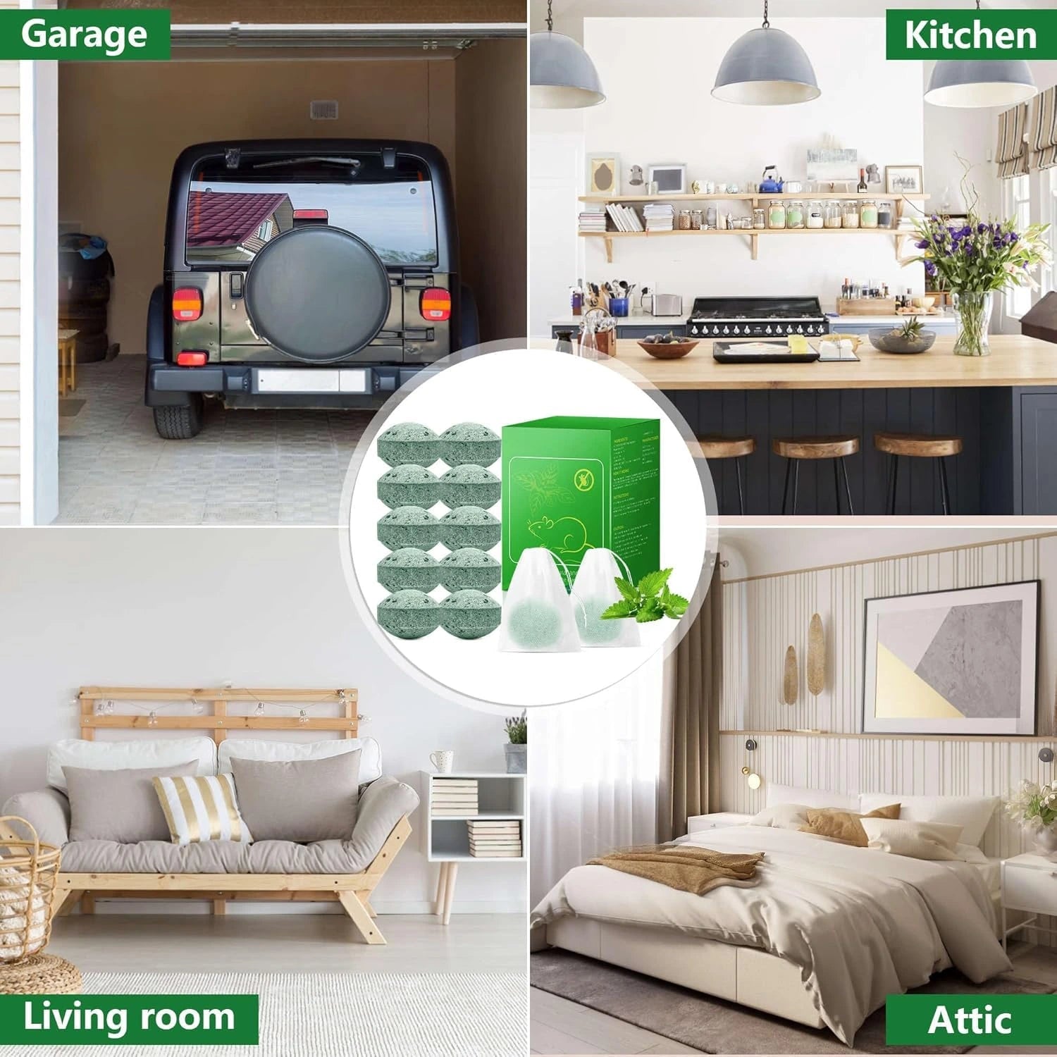 RodentAway™ – Rat & Mouse Repellent Balls [90 Days Protection]