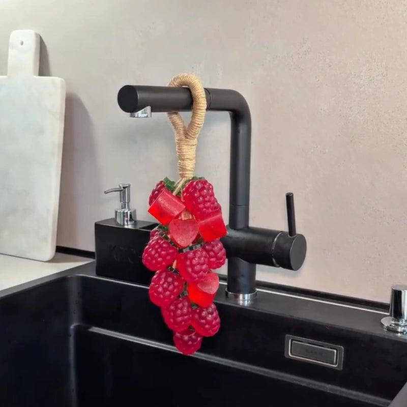 Raspberry Handmade Hanging Soap