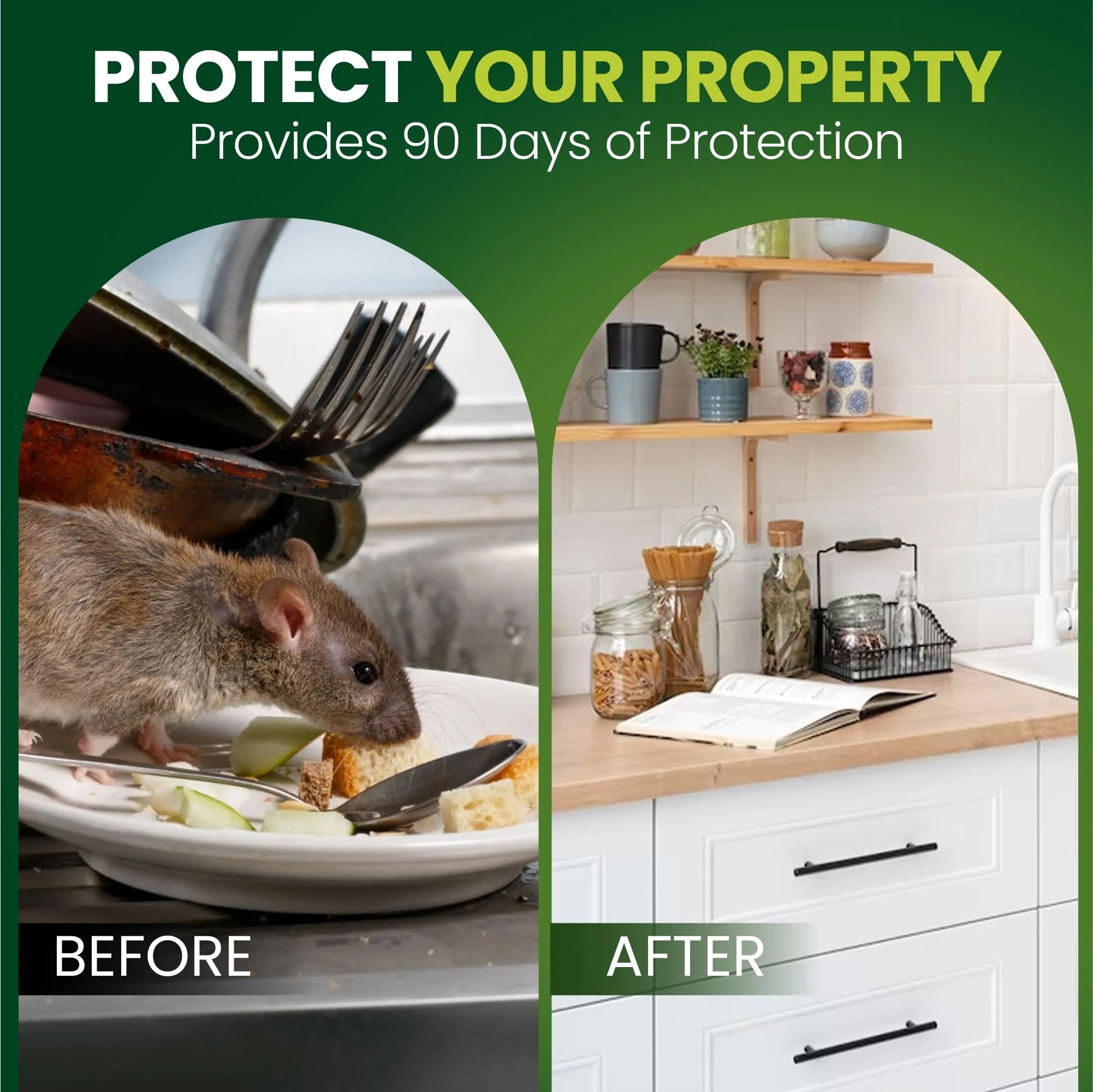 RodentAway™ – Rat & Mouse Repellent Balls [90 Days Protection]