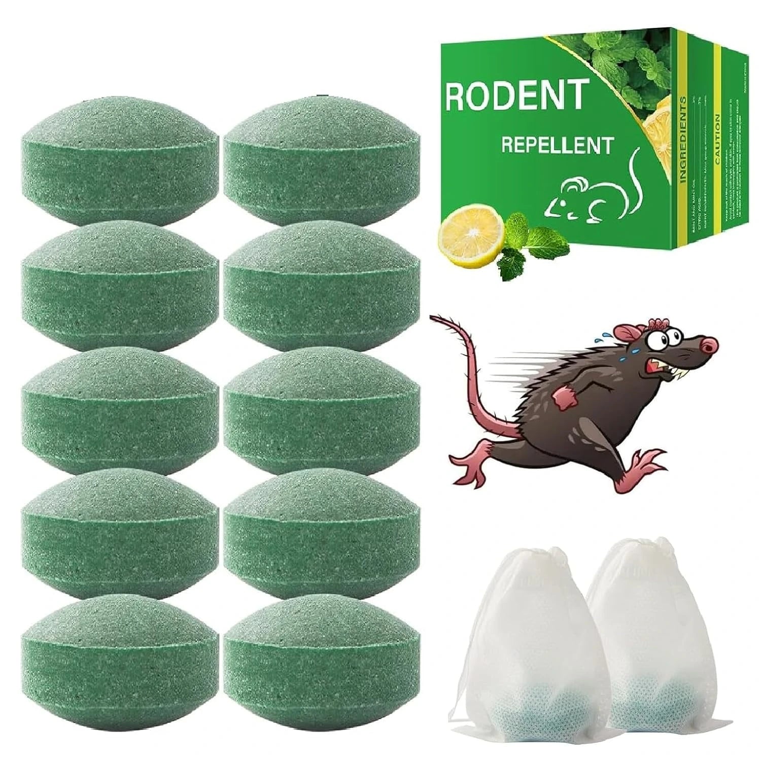 RodentAway™ – Rat & Mouse Repellent Balls [90 Days Protection]