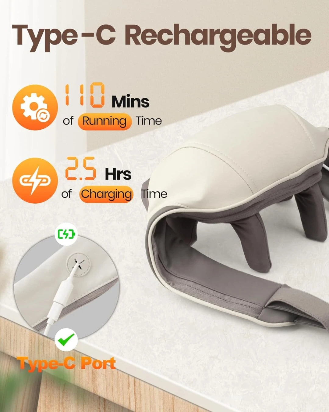 Relaxura™ Heated Neck Massager [1 YEAR WARRANTY]