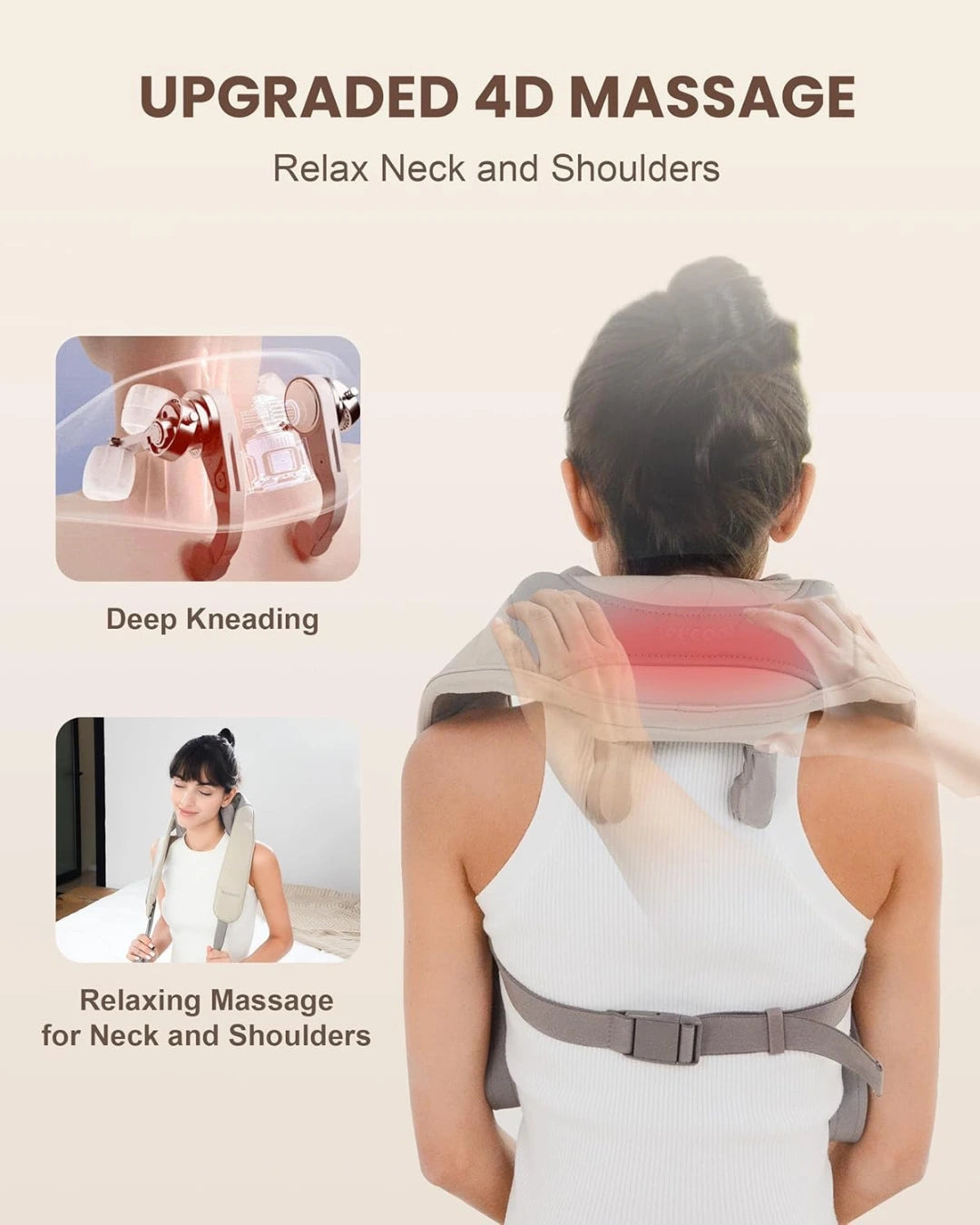Relaxura™ Heated Neck Massager [1 YEAR WARRANTY]