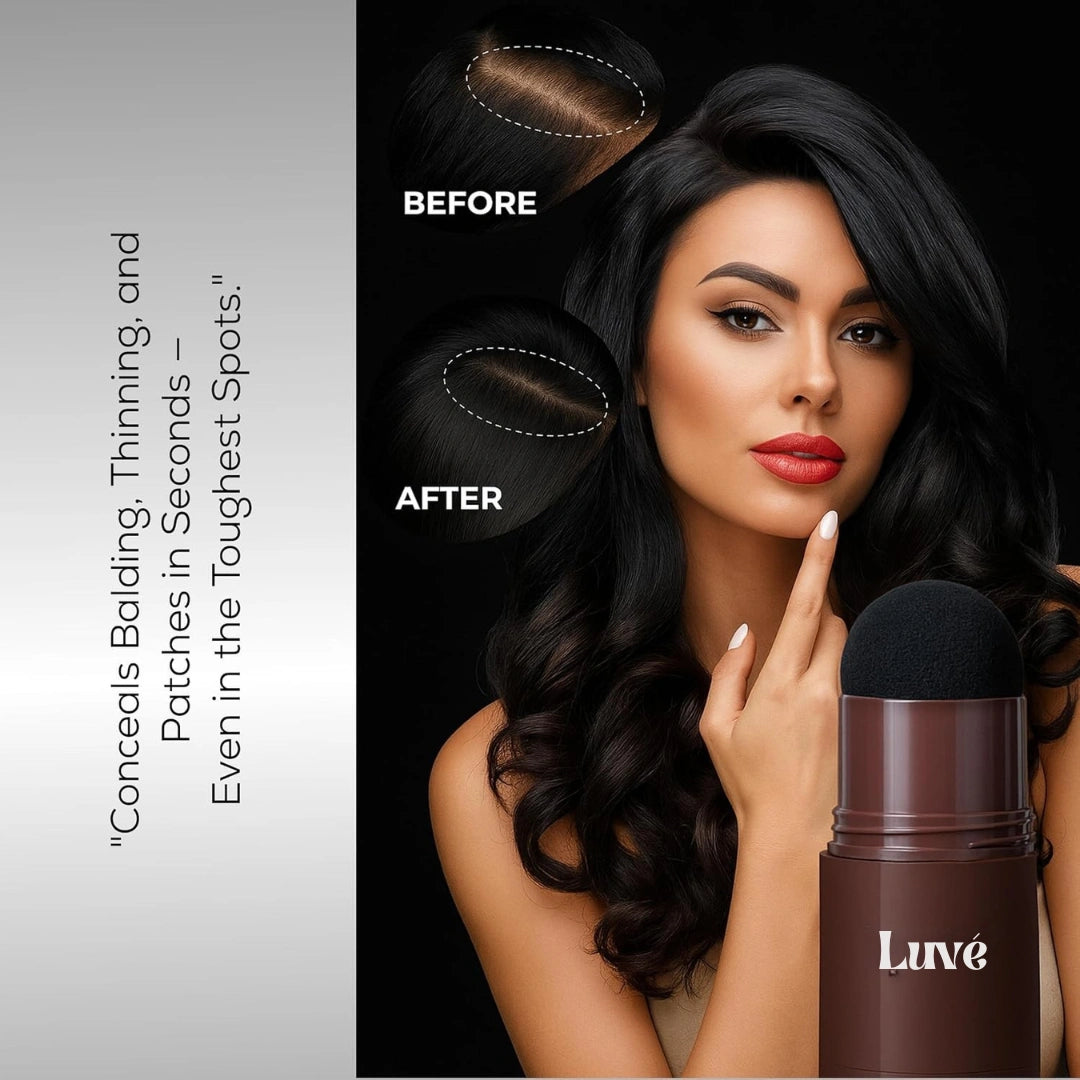 Luvé Natural Hair Touch – Instant Hairline & Root Perfecting Powder (For Men & Women)