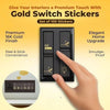 Golden Switch Stickers