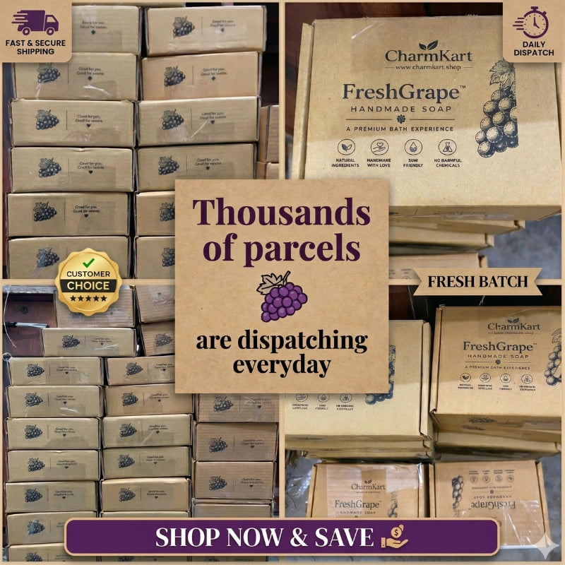 FreshGrape™ Handmade Hanging Soaps (Artisanal Luxury Soaps)